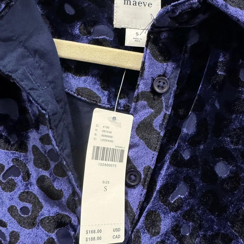 Anthropologie Maeve Bettina Velvet Tiered Mini Short Dress - Picture 3 of 10